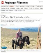 Artikel: Zu Pferd über die Anden